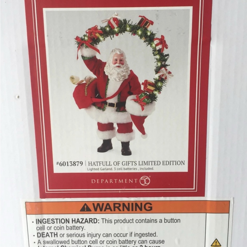 Department 56 Possible Dreams Clothique “Hatfull of Gifts” Limited Edition NIB